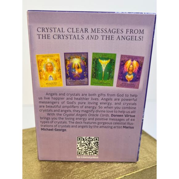 Crystal Angels Oracle Card Deck by Doreen Virtue - Picture 2 of 5